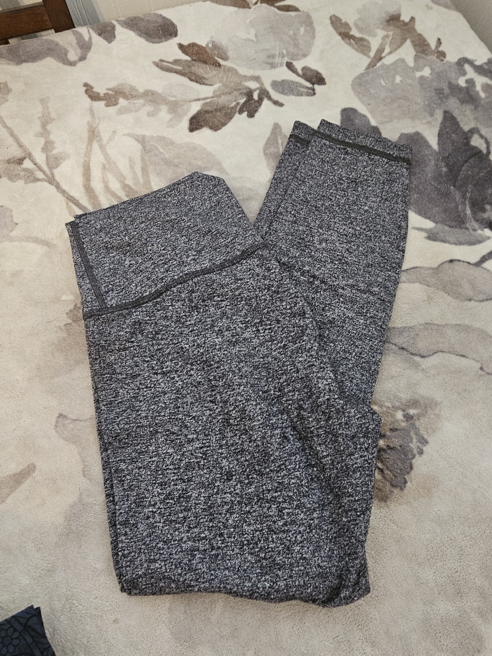 lululemon athletica Gray Marled High-Rise Leggings